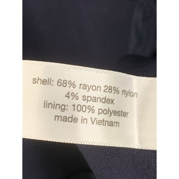 Lane Bryant Navy Blue Collarless Bryant Blazer Size 20 Goldcrest Buttons RS10276 - Picture 4 of 13